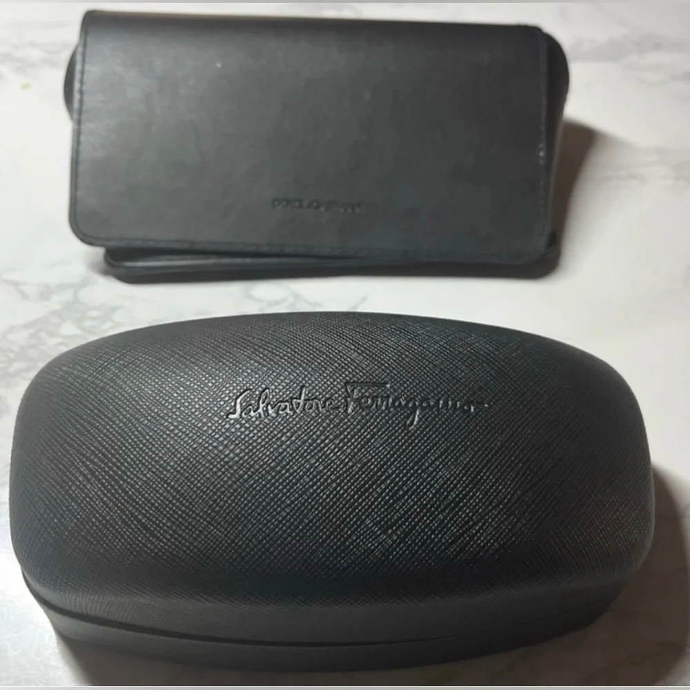 SALVATORE FARRAGAMO and DOLCE & GABBANA - SET OF DESIGNER EYEGLASS/SHADES CASES